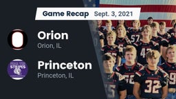 Recap: Orion  vs. Princeton  2021