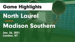 North Laurel  vs Madison Southern  Game Highlights - Jan. 26, 2021