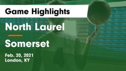North Laurel  vs Somerset  Game Highlights - Feb. 20, 2021