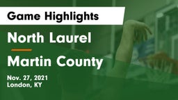 North Laurel  vs Martin County  Game Highlights - Nov. 27, 2021