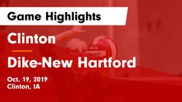 Clinton  vs ****-New Hartford  Game Highlights - Oct. 19, 2019