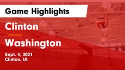 Clinton  vs Washington  Game Highlights - Sept. 4, 2021