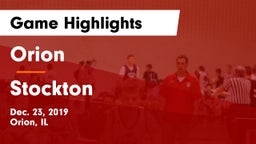 Orion  vs Stockton  Game Highlights - Dec. 23, 2019