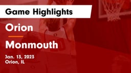 Orion  vs Monmouth Game Highlights - Jan. 13, 2023