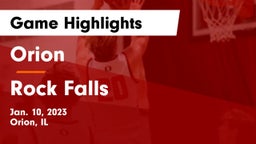 Orion  vs Rock Falls Game Highlights - Jan. 10, 2023