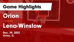 Orion  vs Lena-Winslow Game Highlights - Dec. 29, 2023