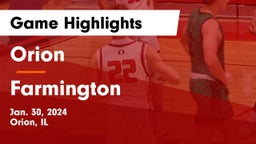 Orion  vs Farmington Game Highlights - Jan. 30, 2024