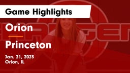 Orion  vs Princeton  Game Highlights - Jan. 21, 2023