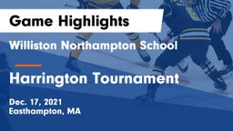 Williston Northampton School vs Harrington Tournament Game Highlights - Dec. 17, 2021