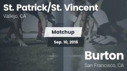 Matchup: St. Patrick/St. vs. Burton  2016