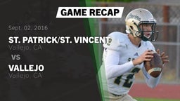 Recap: St. Patrick/St. Vincent  vs. Vallejo  2016