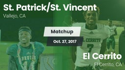 Matchup: St. Patrick/St. vs. El Cerrito  2017