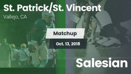 Matchup: St. Patrick/St. vs. Salesian 2018