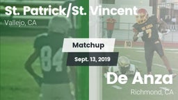 Matchup: St. Patrick/St. vs. De Anza  2019
