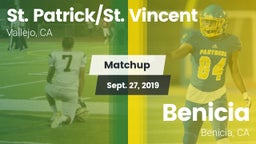 Matchup: St. Patrick/St. vs. Benicia  2019