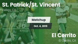 Matchup: St. Patrick/St. vs. El Cerrito  2019