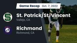 Recap: St. Patrick/St. Vincent  vs. Richmond  2022