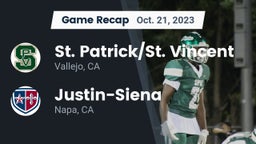 Recap: St. Patrick/St. Vincent  vs. Justin-Siena  2023
