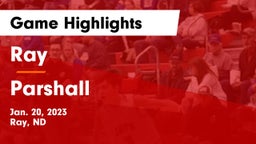 Ray  vs Parshall  Game Highlights - Jan. 20, 2023