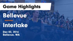 Bellevue  vs Interlake  Game Highlights - Dec 02, 2016