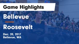 Bellevue  vs Roosevelt  Game Highlights - Dec. 20, 2017