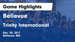 Bellevue  vs Trinity International Game Highlights - Dec. 30, 2017