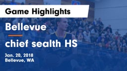 Bellevue  vs chief sealth HS Game Highlights - Jan. 20, 2018