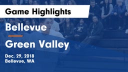 Bellevue  vs Green Valley  Game Highlights - Dec. 29, 2018