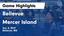 Bellevue  vs Mercer Island  Game Highlights - Jan. 8, 2019