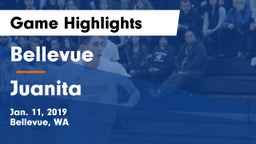 Bellevue  vs Juanita  Game Highlights - Jan. 11, 2019