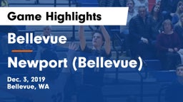 Bellevue  vs Newport  (Bellevue) Game Highlights - Dec. 3, 2019