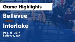 Bellevue  vs Interlake  Game Highlights - Dec. 13, 2019