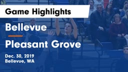 Bellevue  vs Pleasant Grove  Game Highlights - Dec. 30, 2019