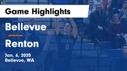 Bellevue  vs Renton   Game Highlights - Jan. 6, 2020