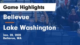 Bellevue  vs Lake Washington  Game Highlights - Jan. 28, 2020