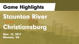 Staunton River  vs Christiansburg  Game Highlights - Nov. 14, 2017