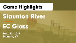Staunton River  vs EC Glass  Game Highlights - Dec. 29, 2017