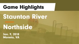 Staunton River  vs Northside  Game Highlights - Jan. 9, 2018