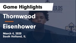 Thornwood  vs Eisenhower Game Highlights - March 4, 2020