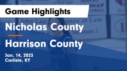 Nicholas County  vs Harrison County  Game Highlights - Jan. 14, 2023
