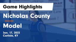 Nicholas County  vs Model  Game Highlights - Jan. 17, 2023