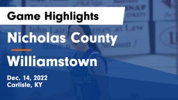 Nicholas County  vs Williamstown  Game Highlights - Dec. 14, 2022