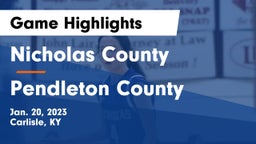 Nicholas County  vs Pendleton County  Game Highlights - Jan. 20, 2023