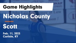 Nicholas County  vs Scott  Game Highlights - Feb. 11, 2023