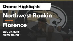 Northwest Rankin  vs Florence  Game Highlights - Oct. 28, 2021