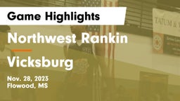 Northwest Rankin  vs Vicksburg  Game Highlights - Nov. 28, 2023