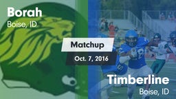Matchup: Borah  vs. Timberline  2016