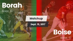 Matchup: Borah  vs. Boise  2017