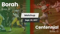 Matchup: Borah  vs. Centennial  2017