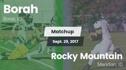 Matchup: Borah  vs. Rocky Mountain  2017